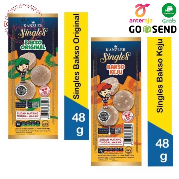 

KANZLER Singles Bakso Original & Keju 48 gr isi 4 pcs