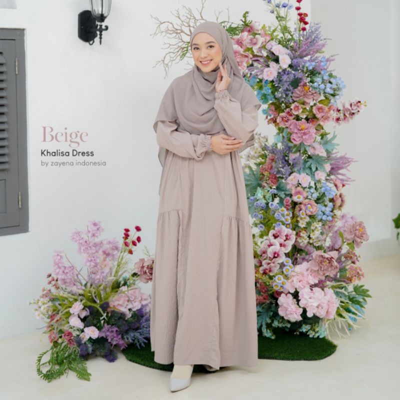 Gamis Airflow Gamis Crinkle / Gamis Krikle Khalisa Dress by Zayena