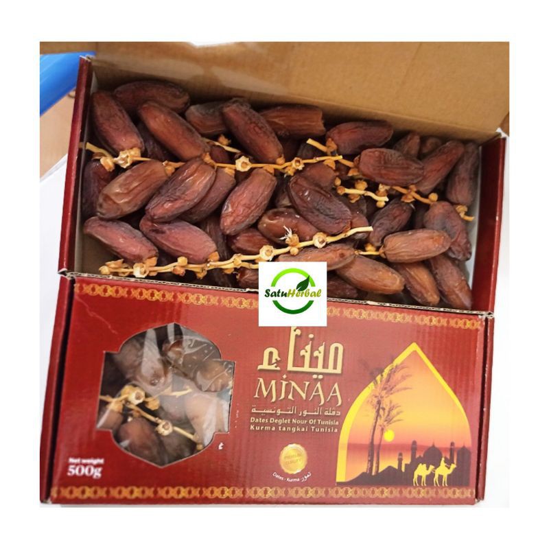 

Kurma Tunisia tangkai tunis Minaa 500gr original lembut empuk