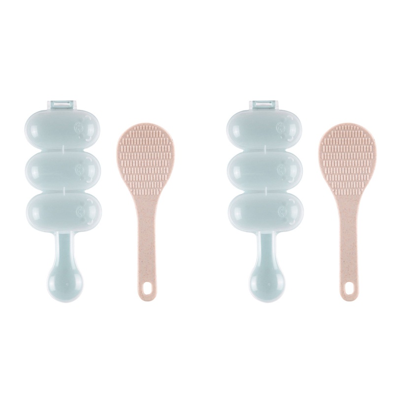 Alat Cetakan Pembuat Nasi Sushi Bento Bahan Plastik Mudah Digunakan Untuk Dapur