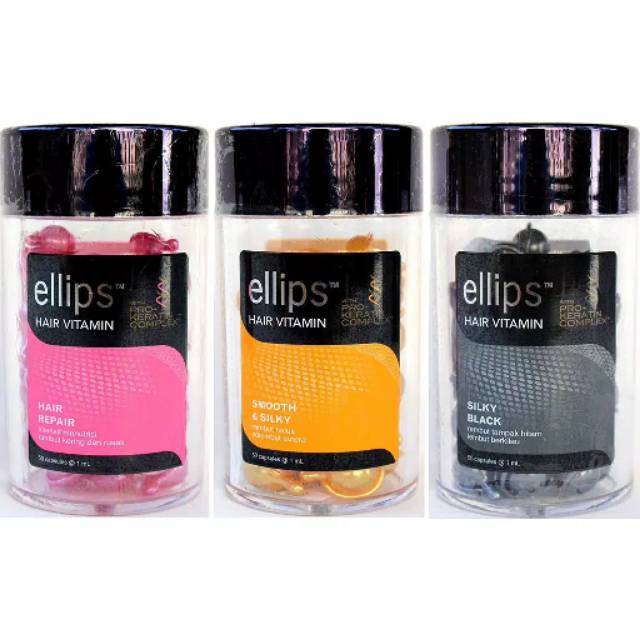  ELLIPS  HAIR VITAMIN  PRO KERATIN COMPLEX KEMASAN BOTOL  JAR 