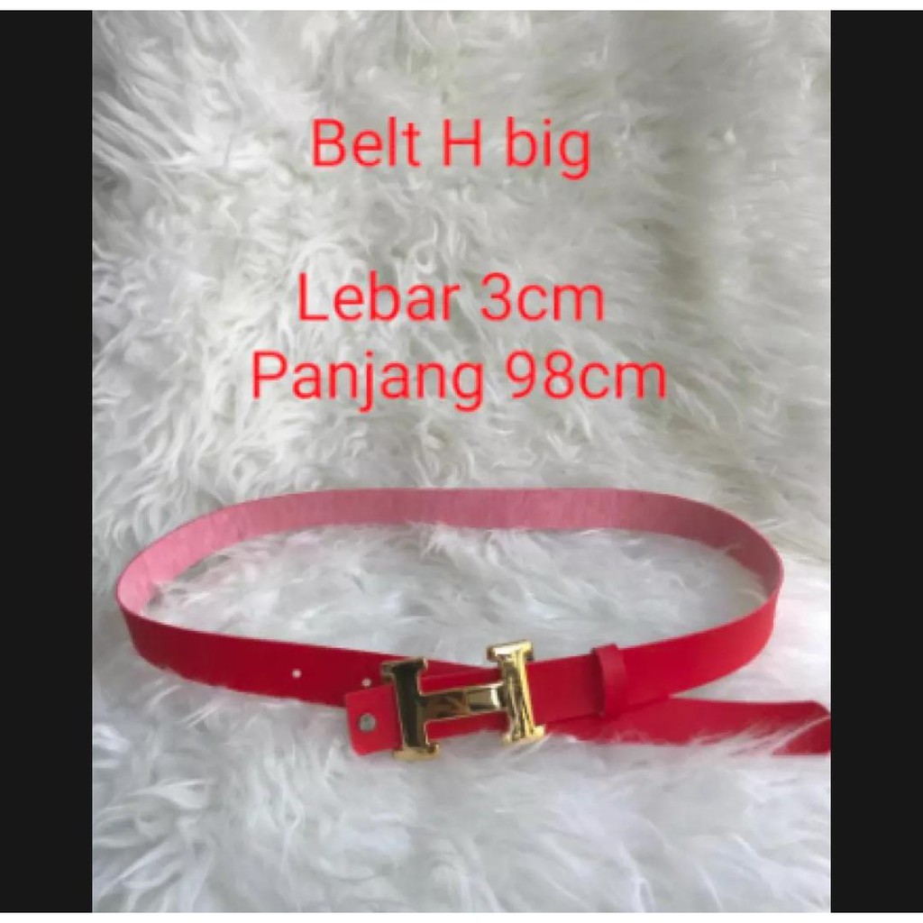 belt H big// ikat pinggang// aksesoris/gesper wanita