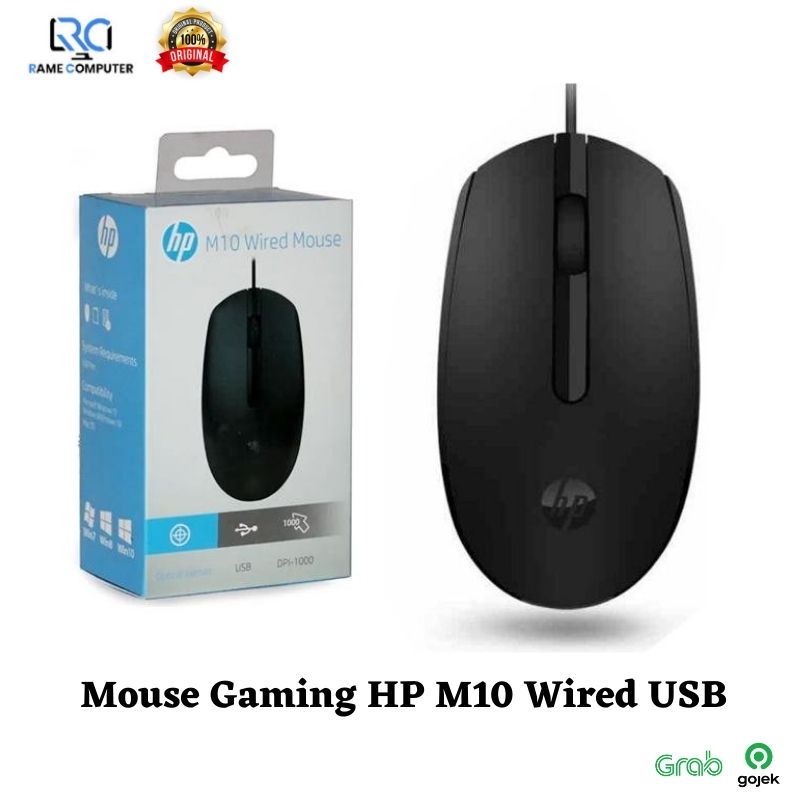 Mouse Gaming HP M10 Wired USB