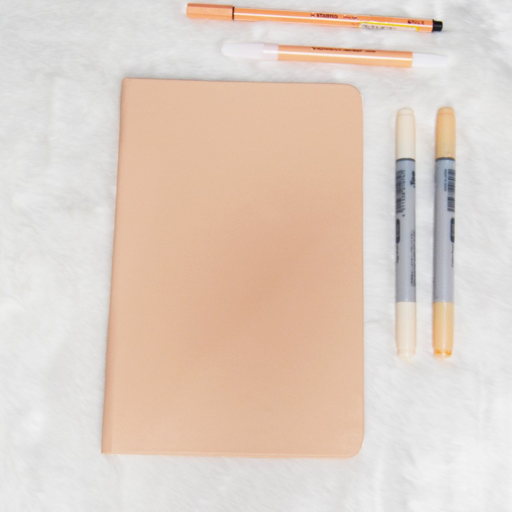 

NOTEBOOK COVER KULIT [ CREAM / BEIGE] NOTES BERGARIS _ BERIGET LEATHER