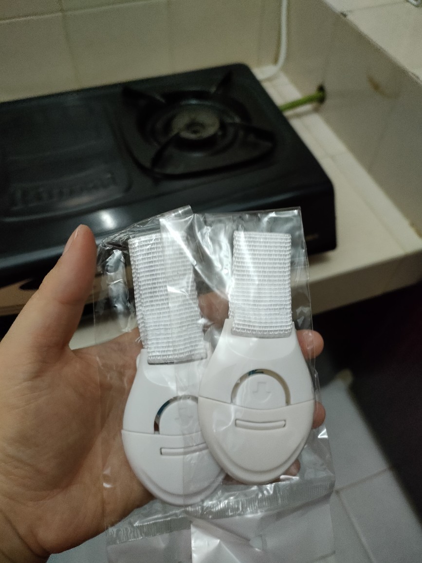 Pengaman Pintu, Lemari / Pengunci Pintu, Lemari (putih)