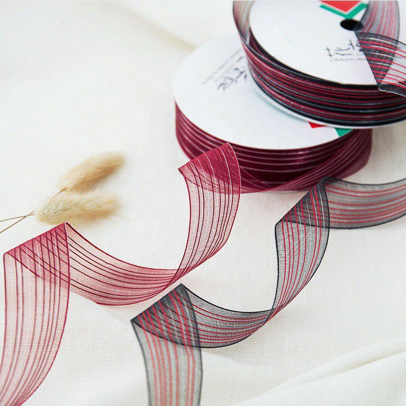 

Pita Organdy Motif Garis PREMIUM (1" / 2,5 Cm)