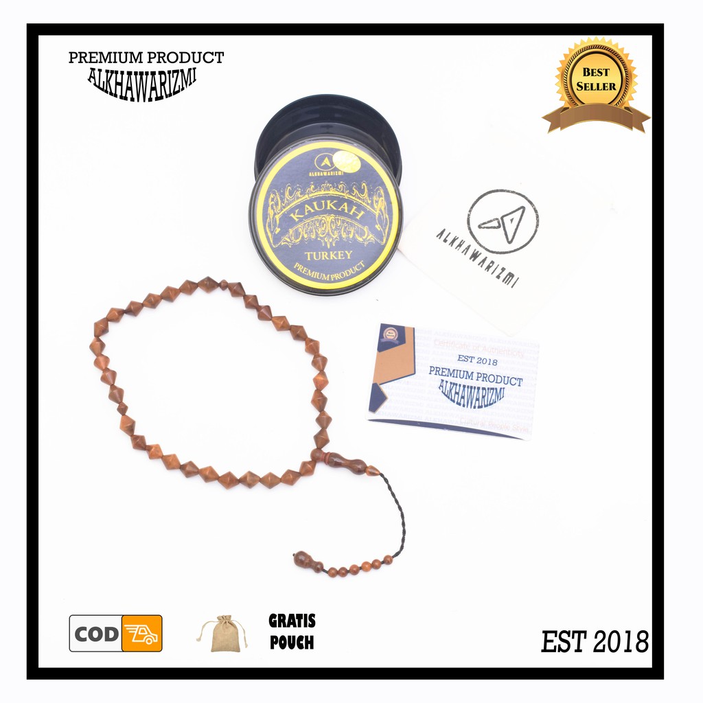 Tasbih Kokka 33 Biji Diamond untuk Kesehatan Turki Bersertifikat