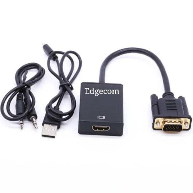 VGA to HDMI +Audio Converter