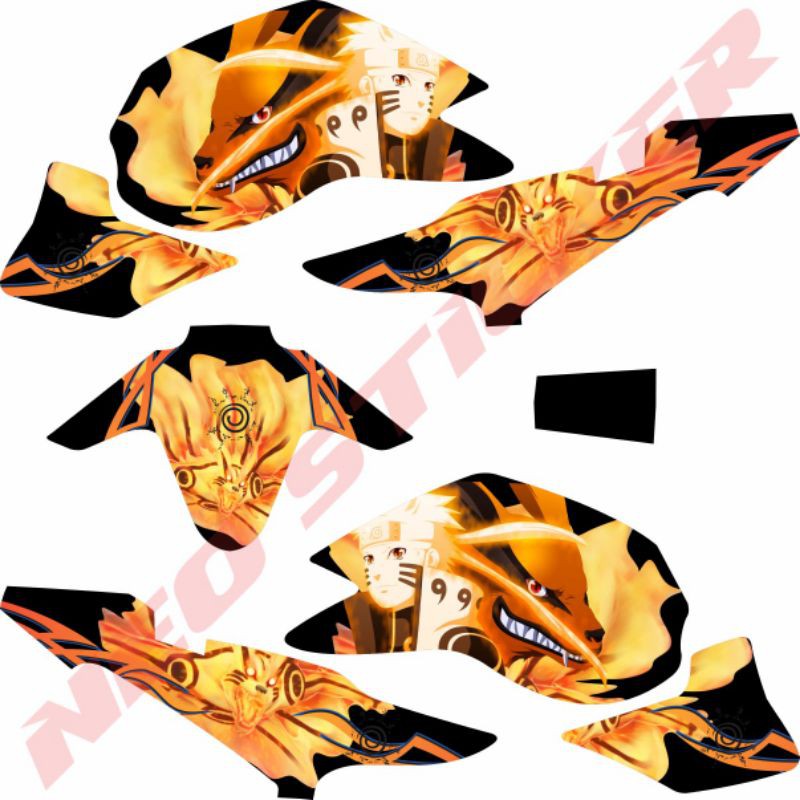 Sticker Honda Verza 2013 Striping Kurama