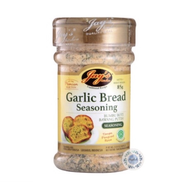 

Jay's Kitchen Garlic Bread Seasoning / Bumbu Roti Bawang Putih 85gr