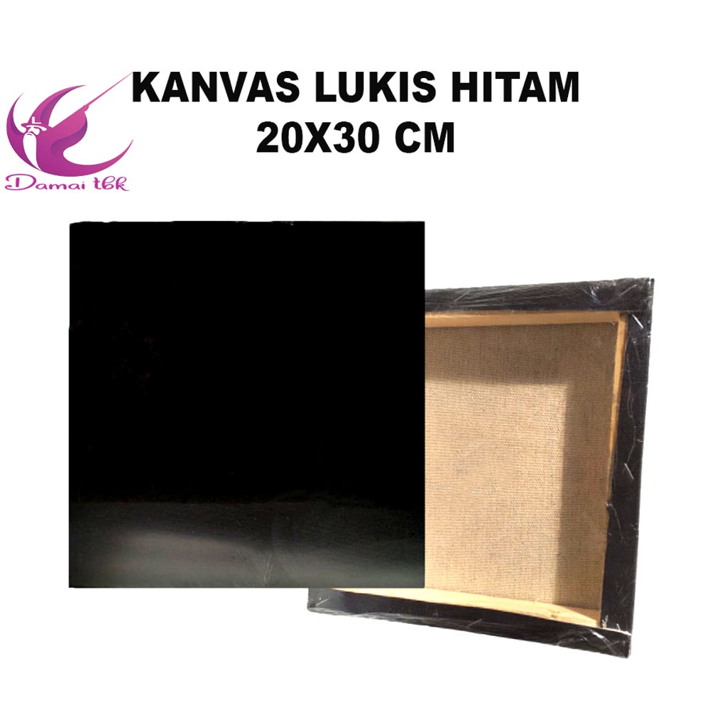 

Kanvas Lukis Hitam 20x30 cm - Black Canvas Board 20x30