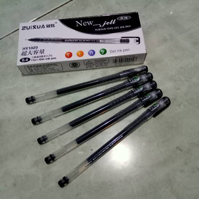 New Gel / Pulpen gel / gel pen / gel ink pen Zuixua van-art 0.4mm