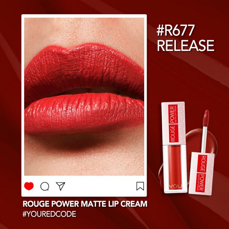 Y.O.U Rouge Power Matte Lip Cream