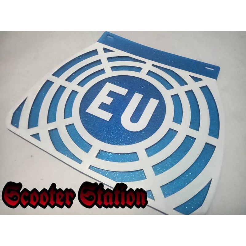 mudflap kepet air vespa eu biru gliter