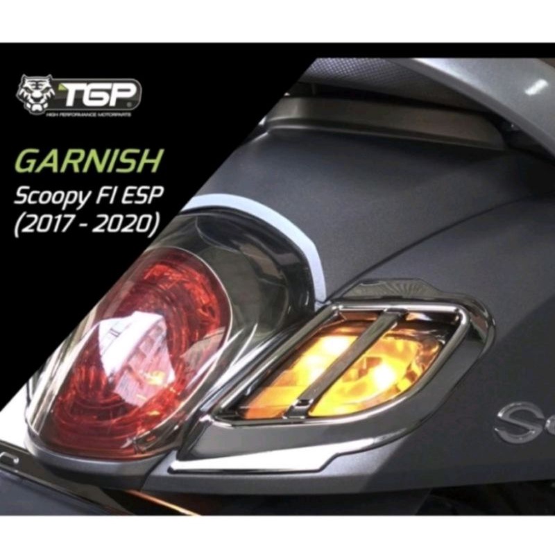 TGP Garnish Lampu Sein Belakang Scoopy FI Esp 2017 2018 2019 2020