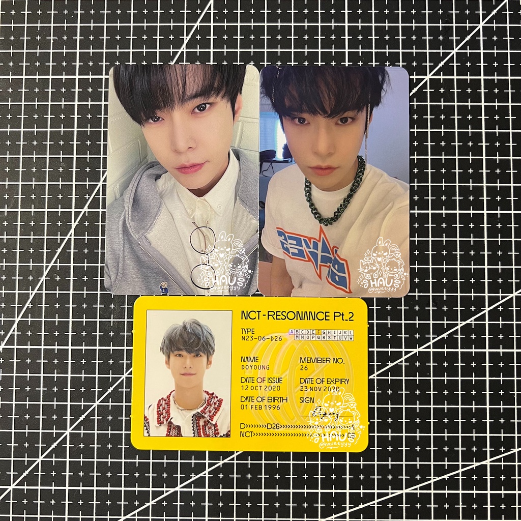 Doyoung PC PHOTOCARD ALBUM NCT 127  1st player the final round id card departure part 2 resonance sl