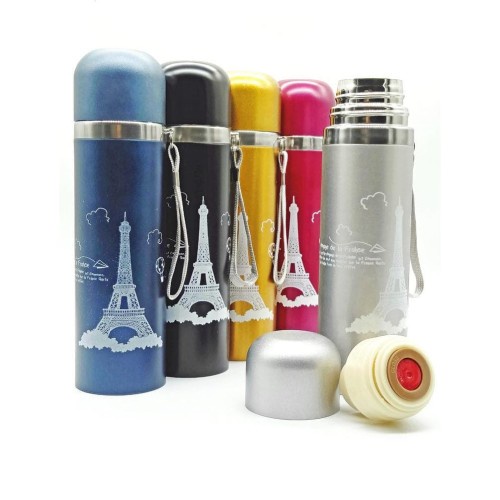 Termos Paris/ Termos Eifel Air 500ml Stainless Tali Termos Botol Minum