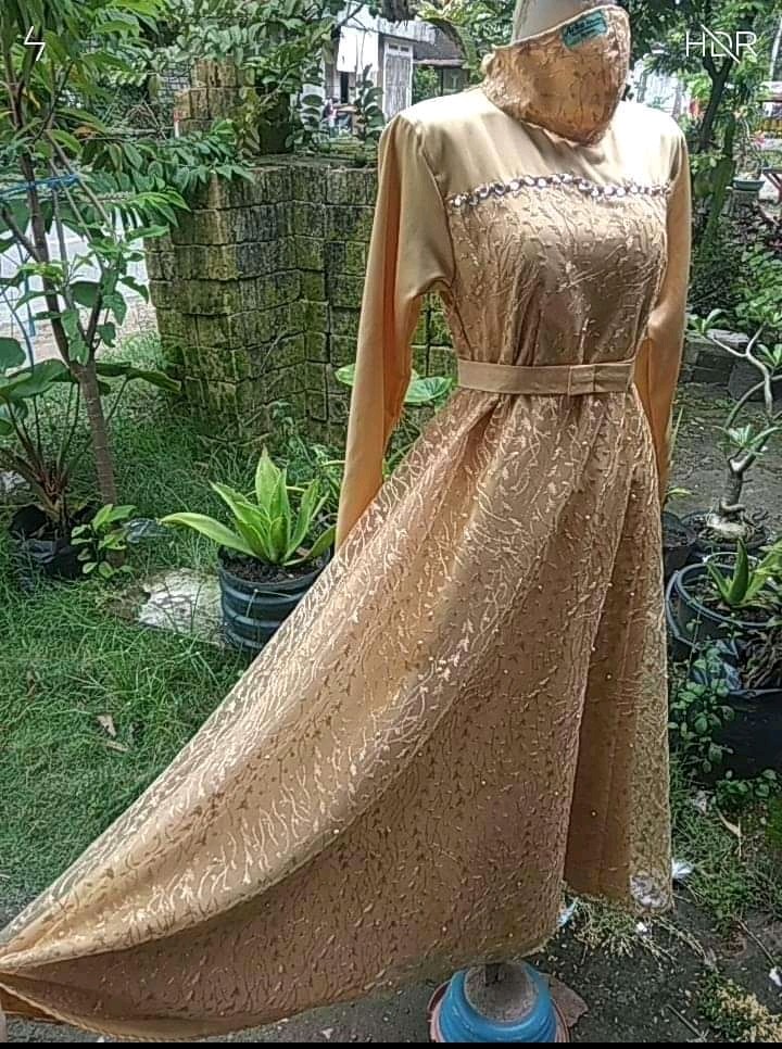 Batik Couple Keluarga Sania Ruffle Ori Ndoro Jowi Dnt Mataram