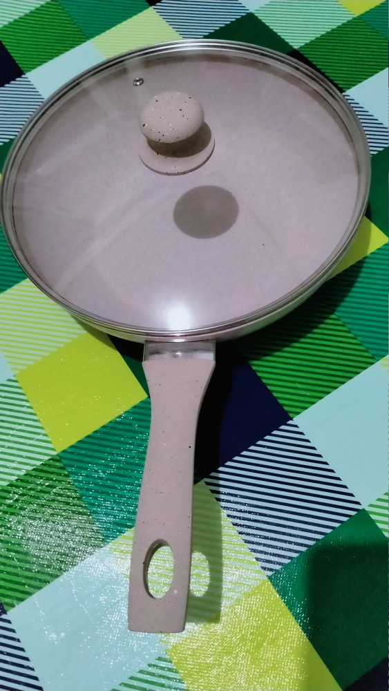 Bolde Super Pan Granite + Tutup Kaca 28cm Beige Induksi Glass Lid