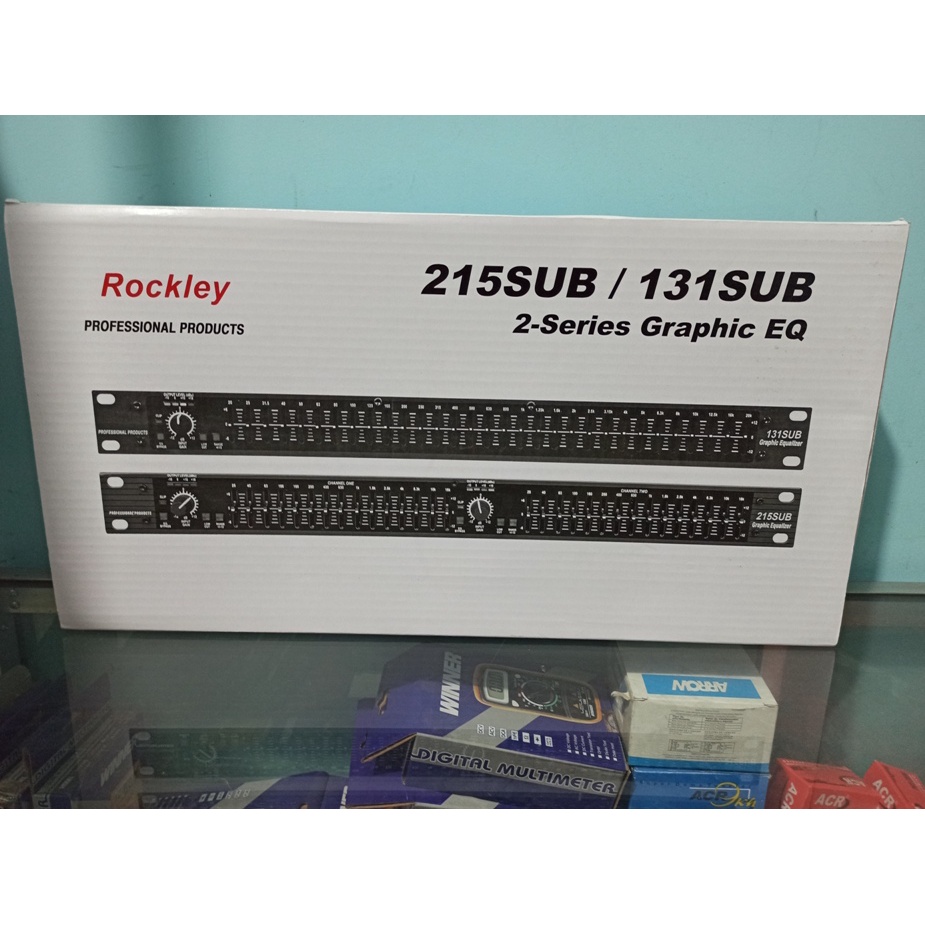 EQUALIZER ROCKLEY 215SUB 131SUB STEREO (RUMAH) PROFESIONAL