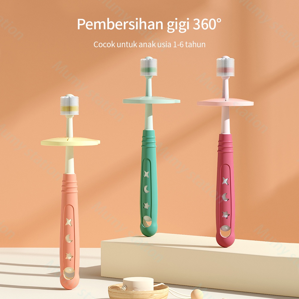 Mumystation 1-6tahun sikat gigi anak bayi 360 nano toothbrush baby