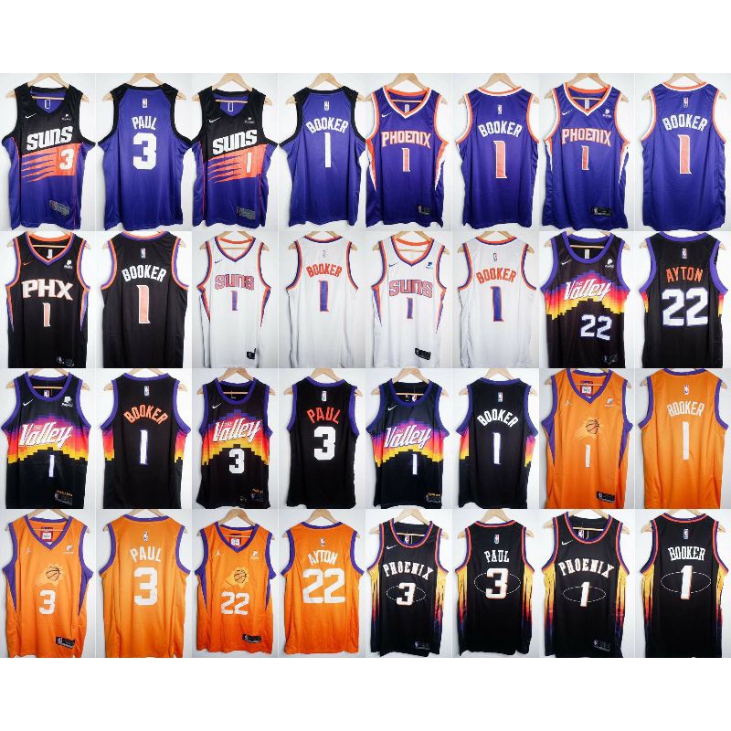Jual Jersey Basket NBA Swingman The Valley Phoenix Suns Earned