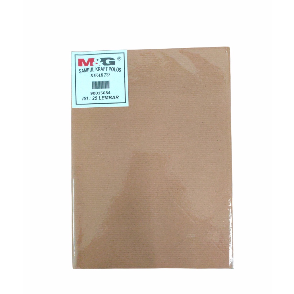 

M&G Sampul Kertas Coklat Qwarto untuk Buku Kecil - 1 Pak isi 25 Lembar - ABQ