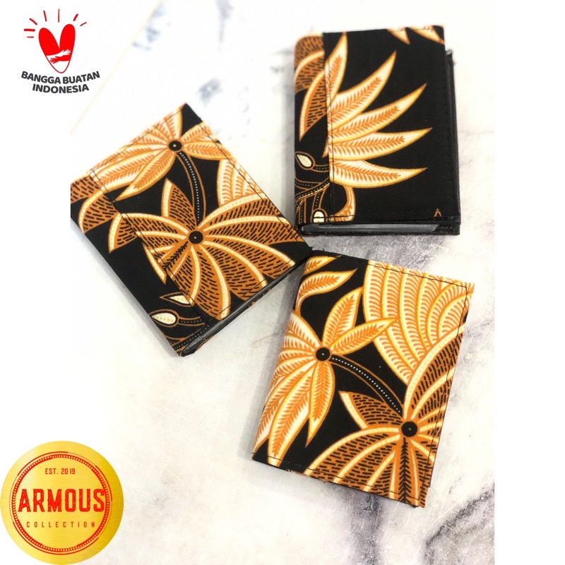 DOMPET KARTU CARD HOLDER ELEGAN PRIA WANITA BATIK PREMIUM