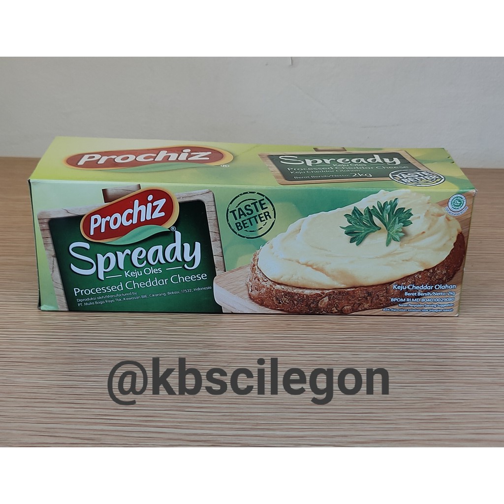 

Keju Prochiz Spready / Keju Oles Kemasan 2kg