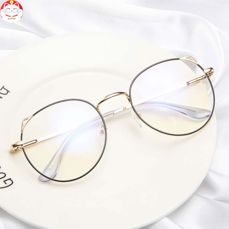 Blue Light Blocking Glasses Cute Anti Eye Strain Fashion Big Frame Glasses For Reading Play Computer