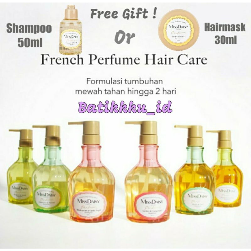 Jual MISS DAISY SHAMPOO ANTI RONTOK RAMBUT LEMBUT WANGI TAHAN LAMA 12