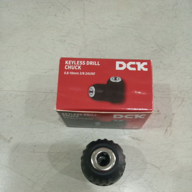 Dck kepala mesin bor cordless 10mm tanpa kunci