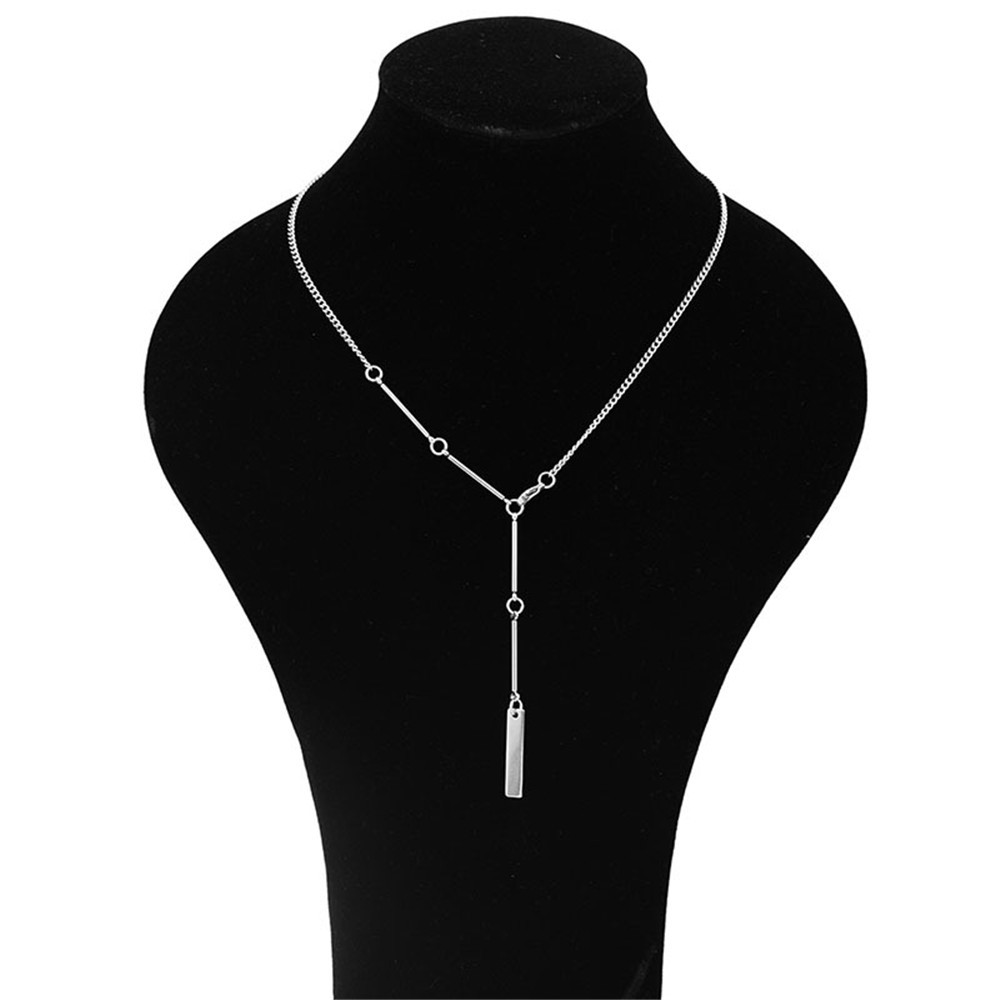 【COD Tangding】Choker Clavicle Chain Stainless Steel Cold Wind Short Necklace