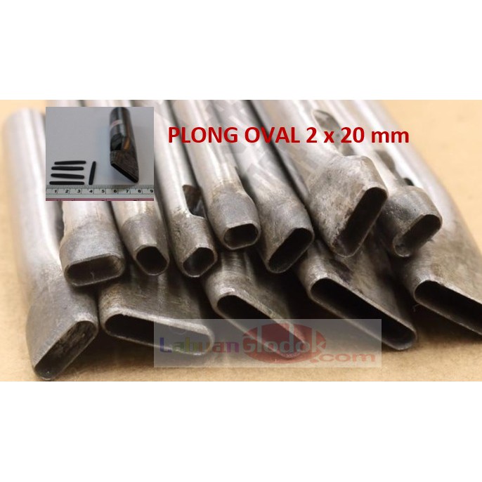 

Plong Oval 2mm x 20mm - Punch Hole Leather Oval-Plong/Pembolong Oval 2mm x 20mm