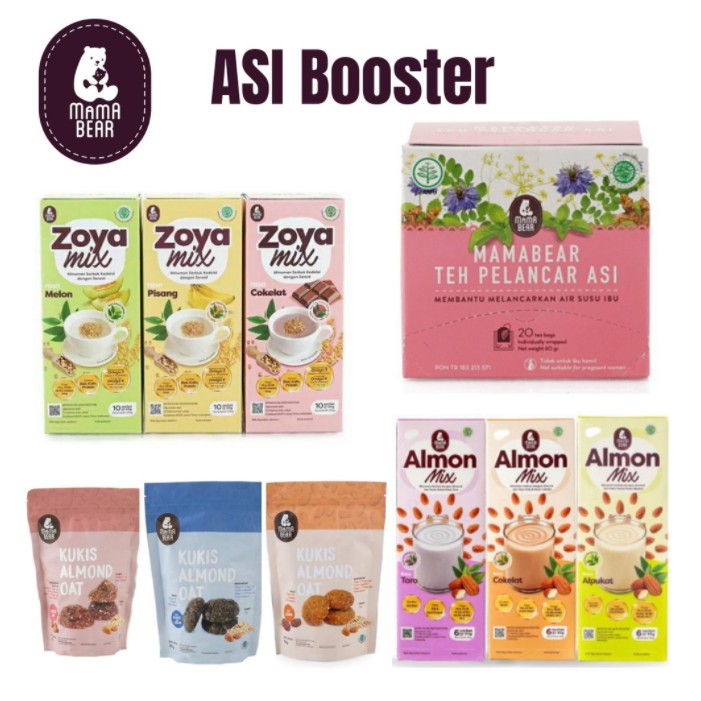 

Mama Bear ZOYA MIX / ALMON MIX / COOKIES / TEA pelancar asi Booster Asi CBKS