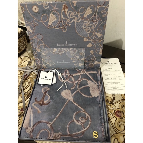 Buttonscarves Nautical Series preloved