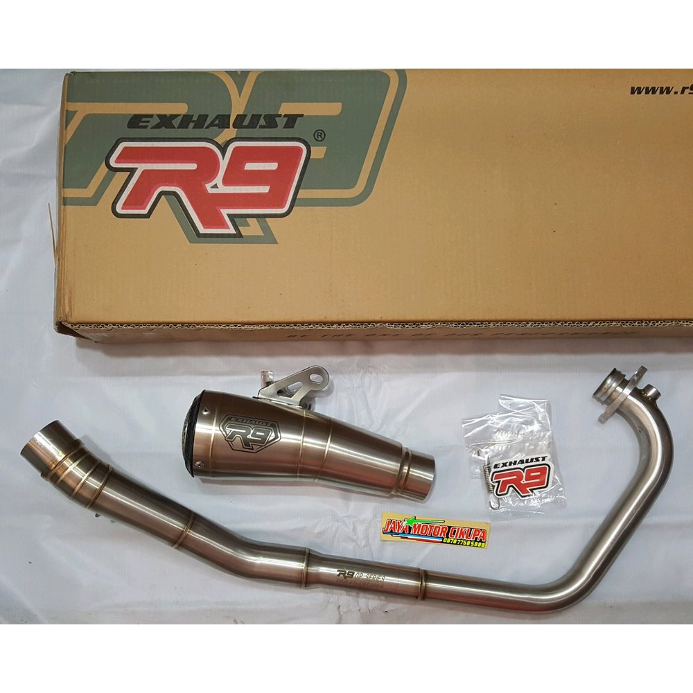 Knalpot R9 GP Series Stenlis Suzuki Satria Fu Fi injeksiKn bac 81