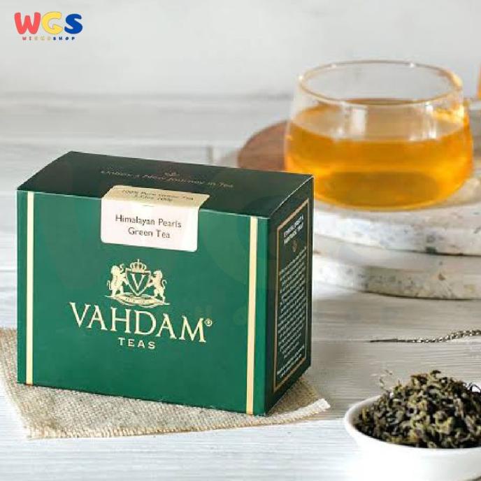 

[[BISA COD]] Vahdam Teas Himalayan Green Tea Loose Leaf - 3.53oz (100 g) BIG SALE Kode 375