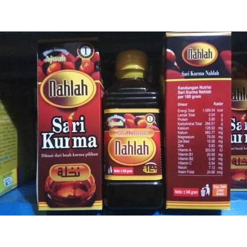 

Sari Kurma NAHLAH Plus Kurma Ajwa Ajwah 340gr HEMAT