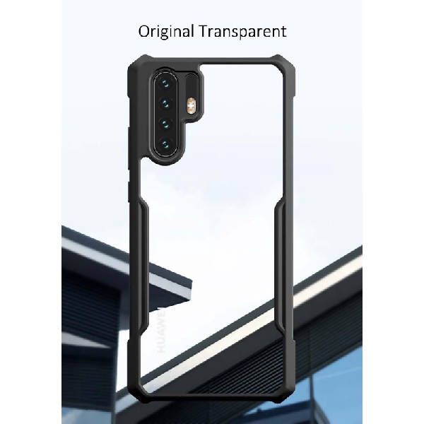 CASE HUAWEI P30 PRO / HUAWEI P40 PRO / HUAWEI P50 XUNDD BEATLE ORIGINAL SOFT HARD CASE HYBRID ARMOR - CLEAR LIST BLACK