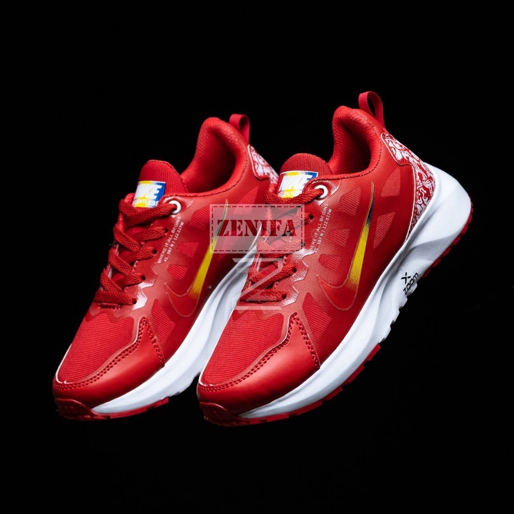 Sepatu Sneakers Wanita Zoom X Spatu Swpatu Kets Snakers Snikers Cewe Cewek Perempuan Dewasa Putih-5