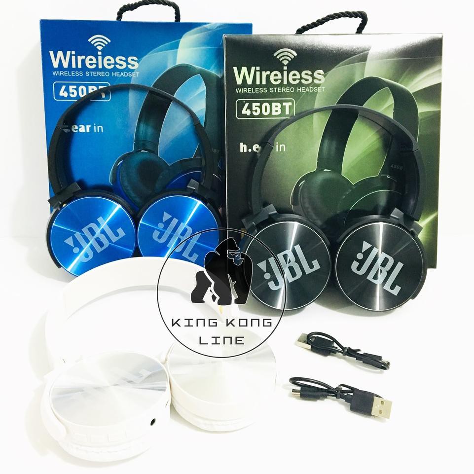 SUPER Headphone Bluetooth JBL XB450BT Wireless Stereo Handsfree Audio AUX JXK