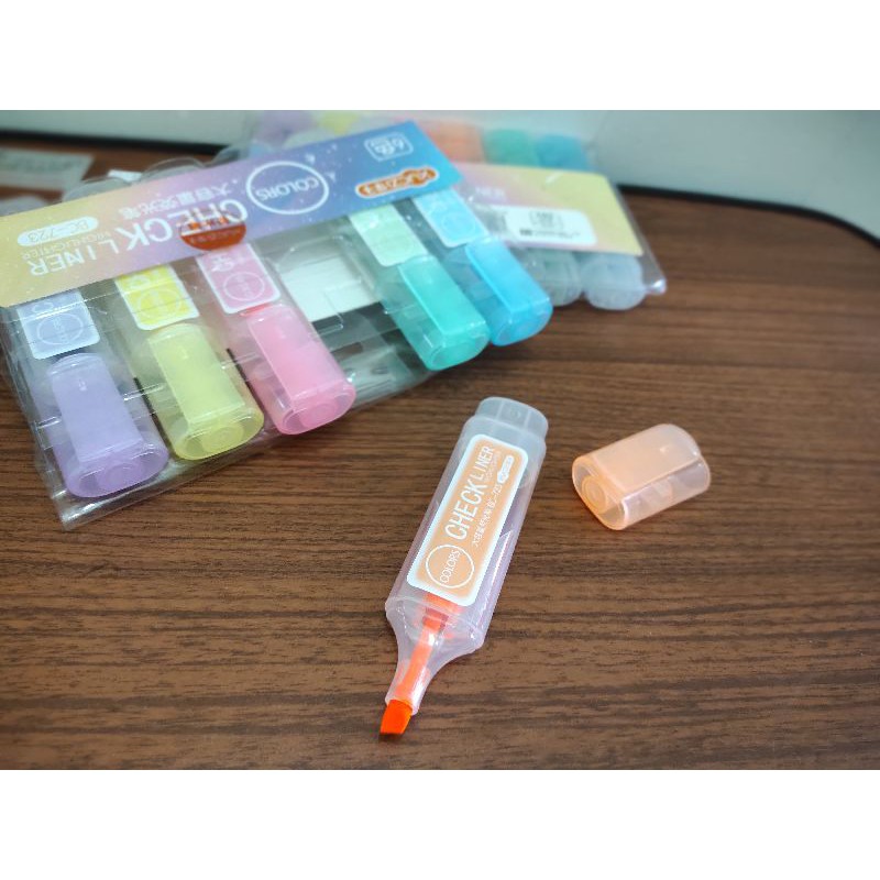 

stabilo set import 723-6 / stabilo import fancy isi 6pcs warna campur / highlighter import