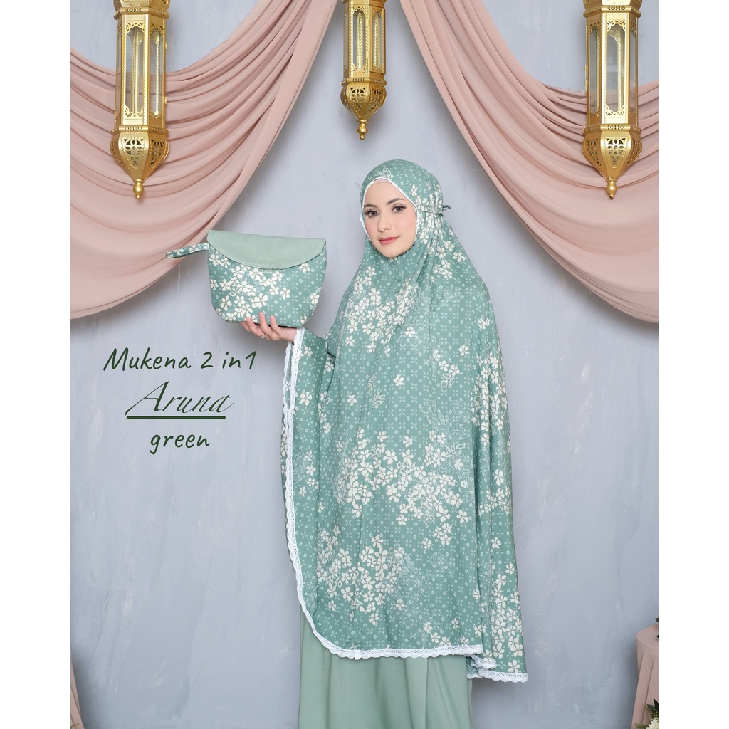 Mukena Dewasa Traveling 2in1 Aruna