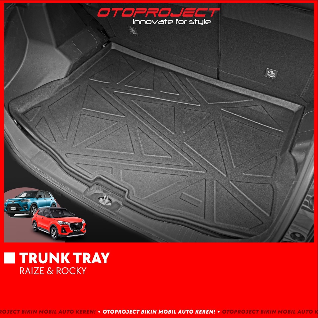 Trunk Tray Karpet Bagasi Belakang Rocky Raize 2021 Model Segita