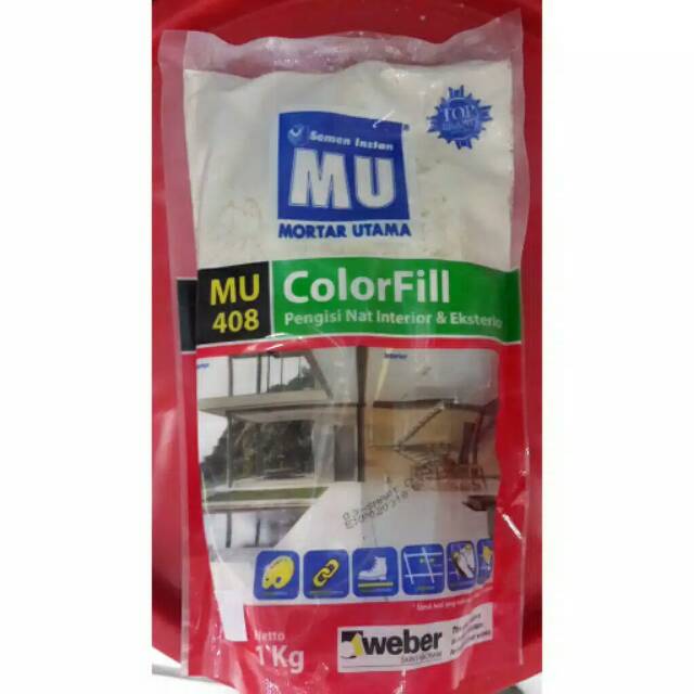 Semen Warna Pengisi Nat Keramik Granit / Tile Grout MU 408 Color Fill