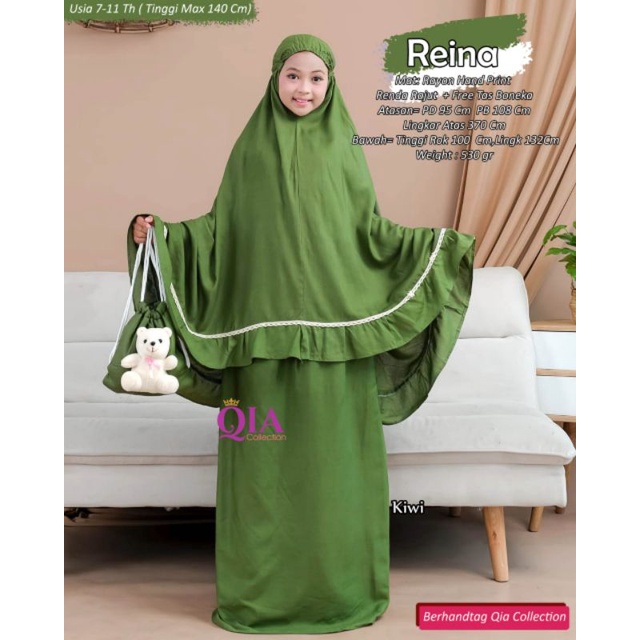 Reina Mukena kids//Rayon