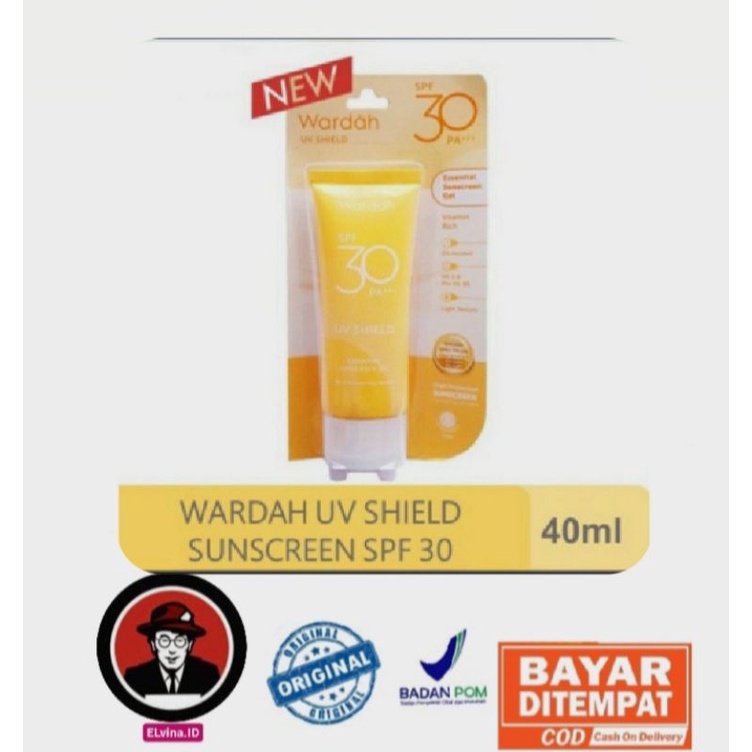 Wardah UV Shield Essential Sunscreen Gel SPF 30 PA+++ 40 ml