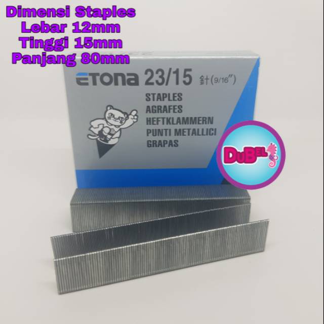 

Isi Staples Etona 2315 / Isi Staples Tembak / Refill Etona Isi 1000