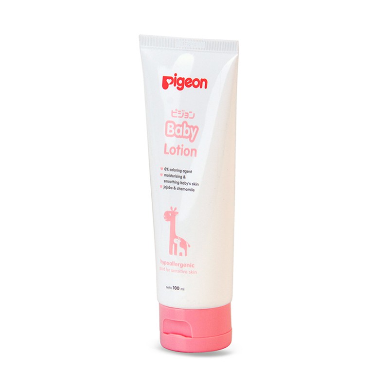 *NEW* Pigeon Baby Lotion with Jojoba &amp; Chammomile 100ml 100 ml - Melembabkan Kulit Bayi Anak